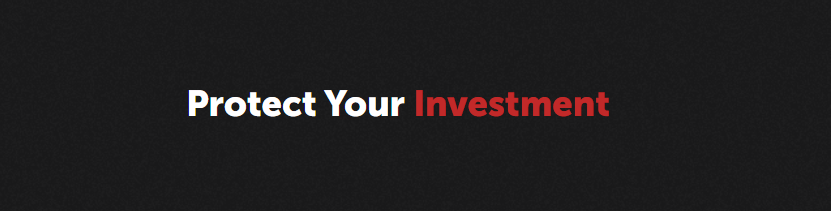 pyi The words "Protect Your Investment"